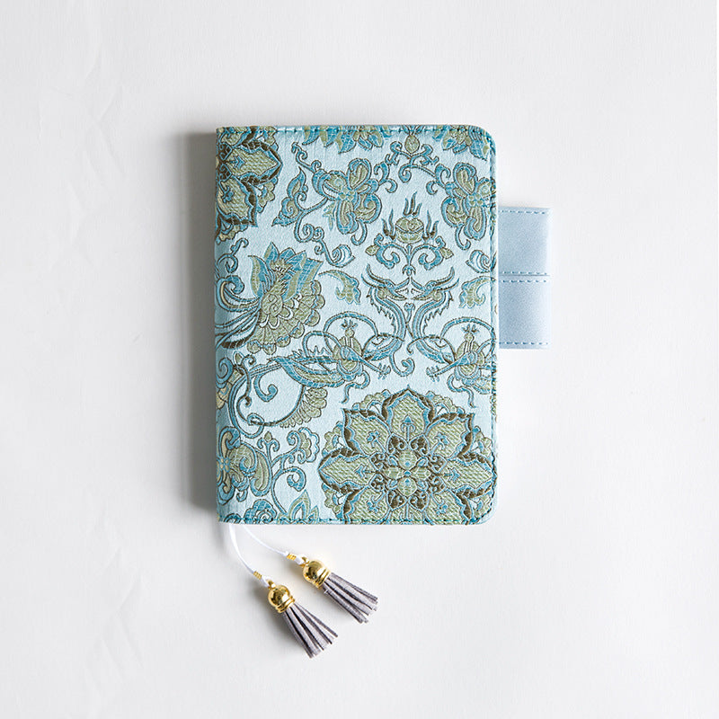 Notebook And Notepad Flying Blue Flower Series