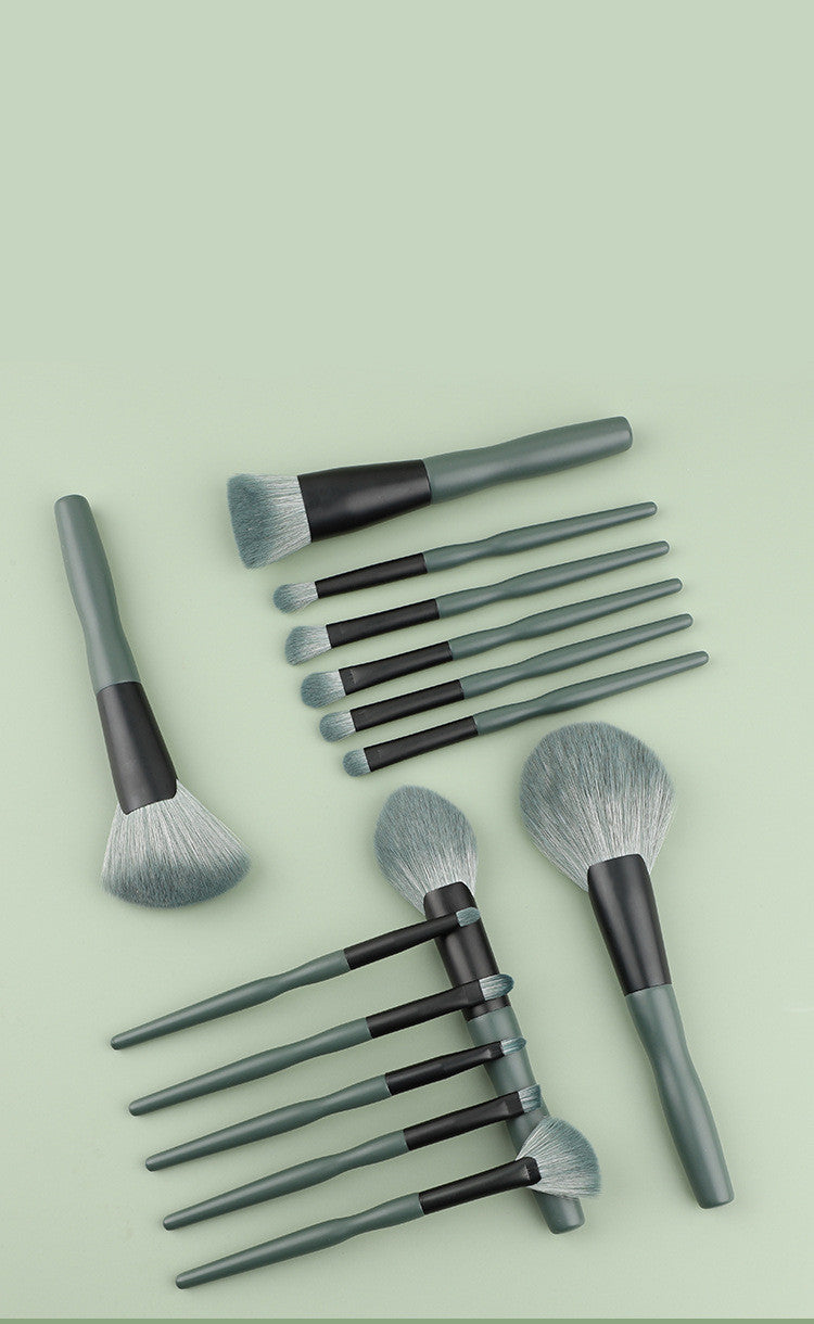 14 Plantain Makeup Brushes Set, Super Soft Makeup Brush Set