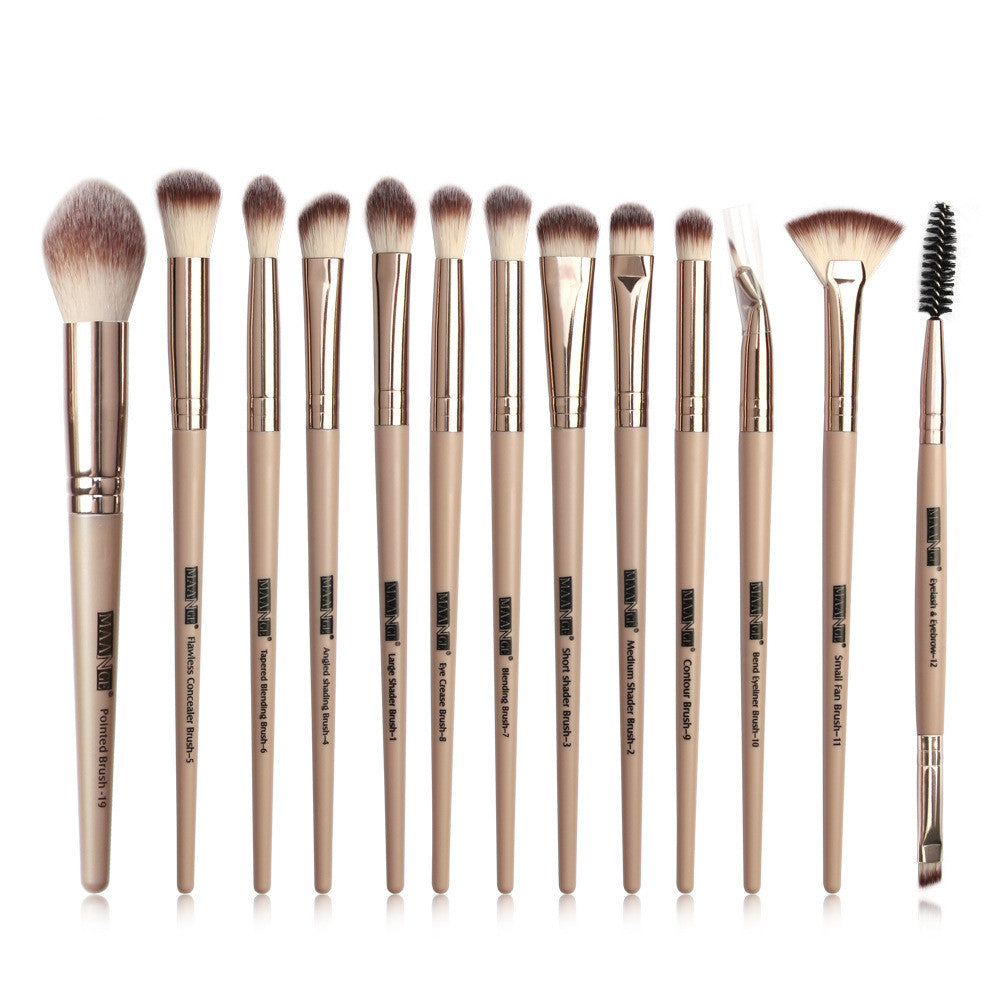 Factory Direct Sale Maange New Product 13 Eye Makeup Brush Set Eyeshadow Brush Beauty Tools Hot Sale