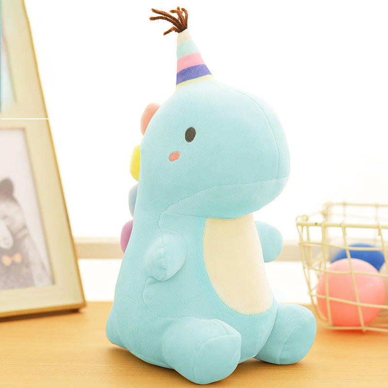 Dinosaur Plush Toys Cartoon Dinosaur Stuffed Animal Dolls Soft Down Cotton Dino Pillow