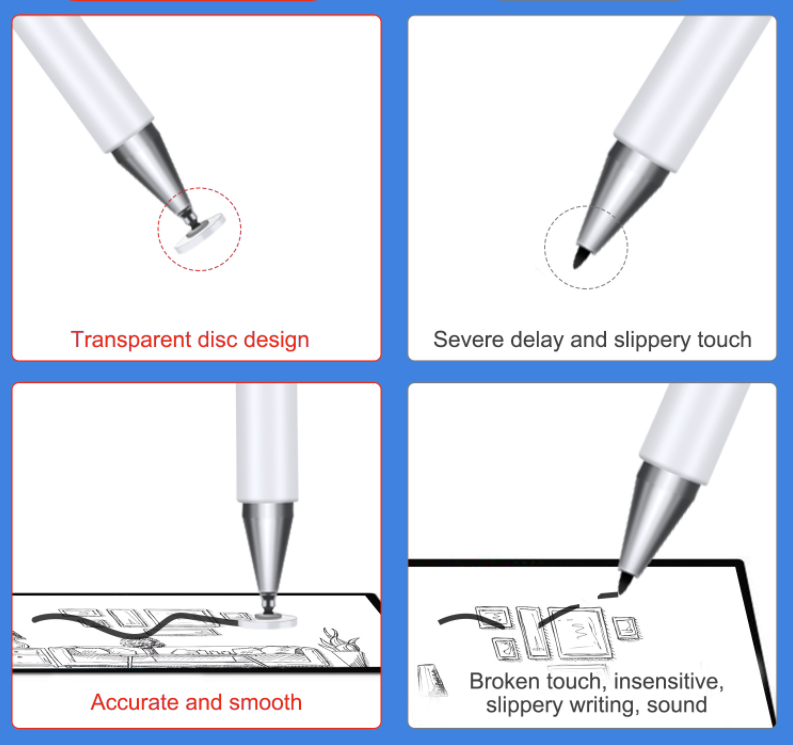 Compatible with Apple, Applicable To iphone Capacitor Pen Fine Head Painting Mobile Phone Tablet Universal Android