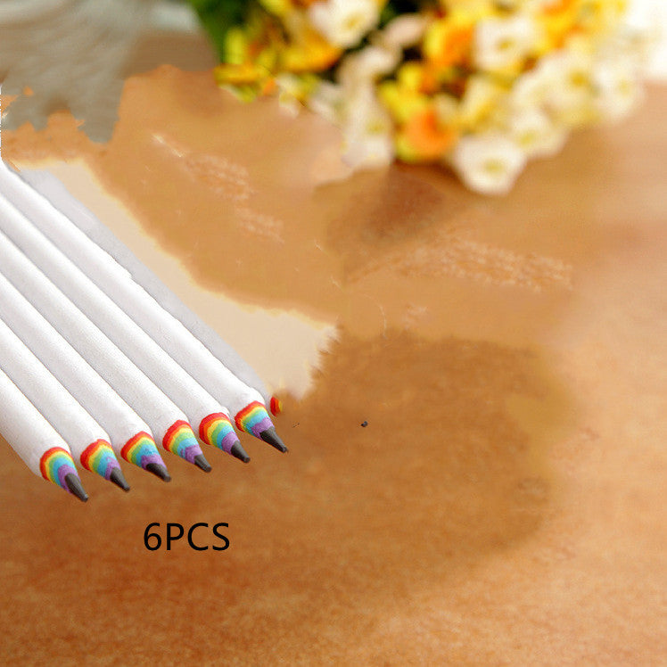 Rainbow HB Environmental Pencil Creative Stationery