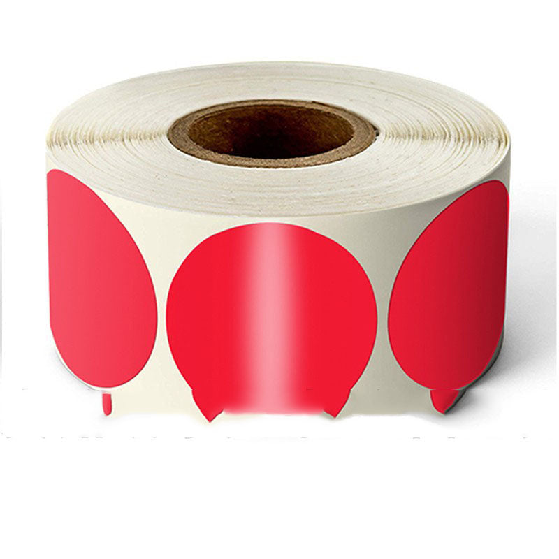 Roll Color Marker Sticker Roll Paper Round Sticker Graffiti Writing Envelope Sealing Sticker