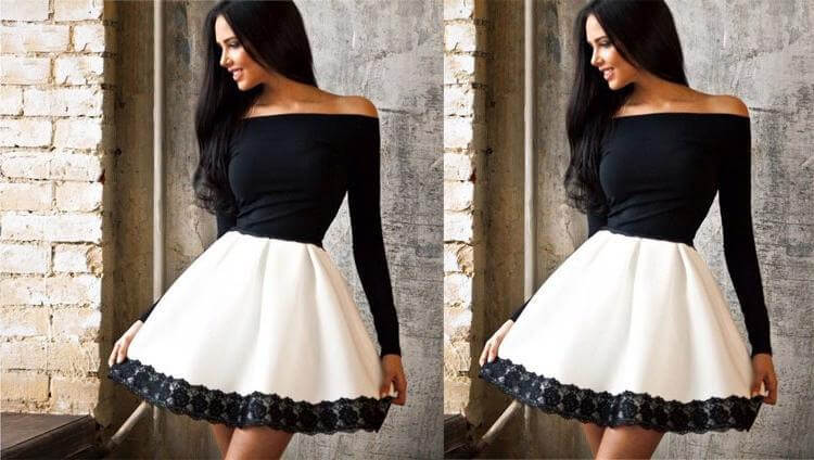 Autumn Winter Women Sexy Elegant Dress Ladies Party Dresses