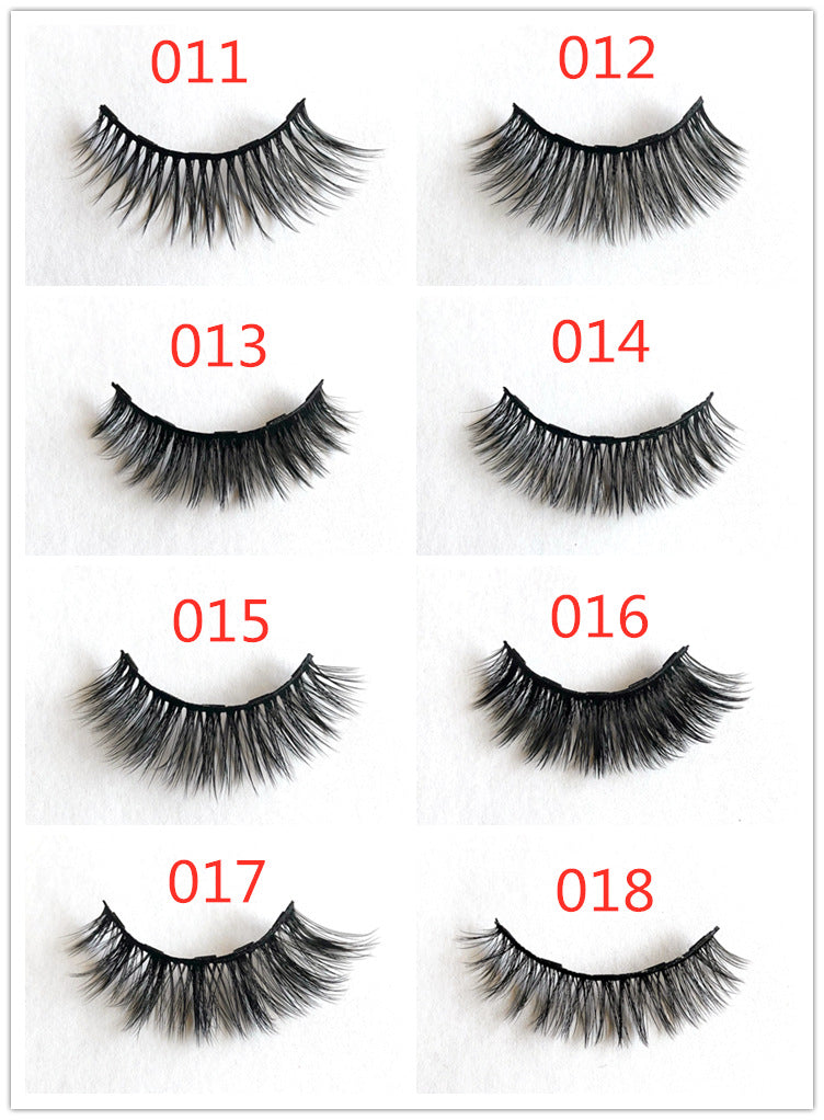 Five Pairs Of Magnetic Eyeliner Eyelashes Set