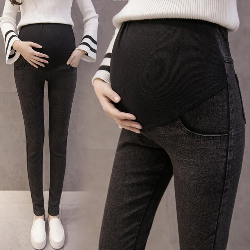 Pregnant Women'S Leggings Outer Stretch Footwear Pants Women'S Pregnant Women'S Pants Jeans Pencil Pants