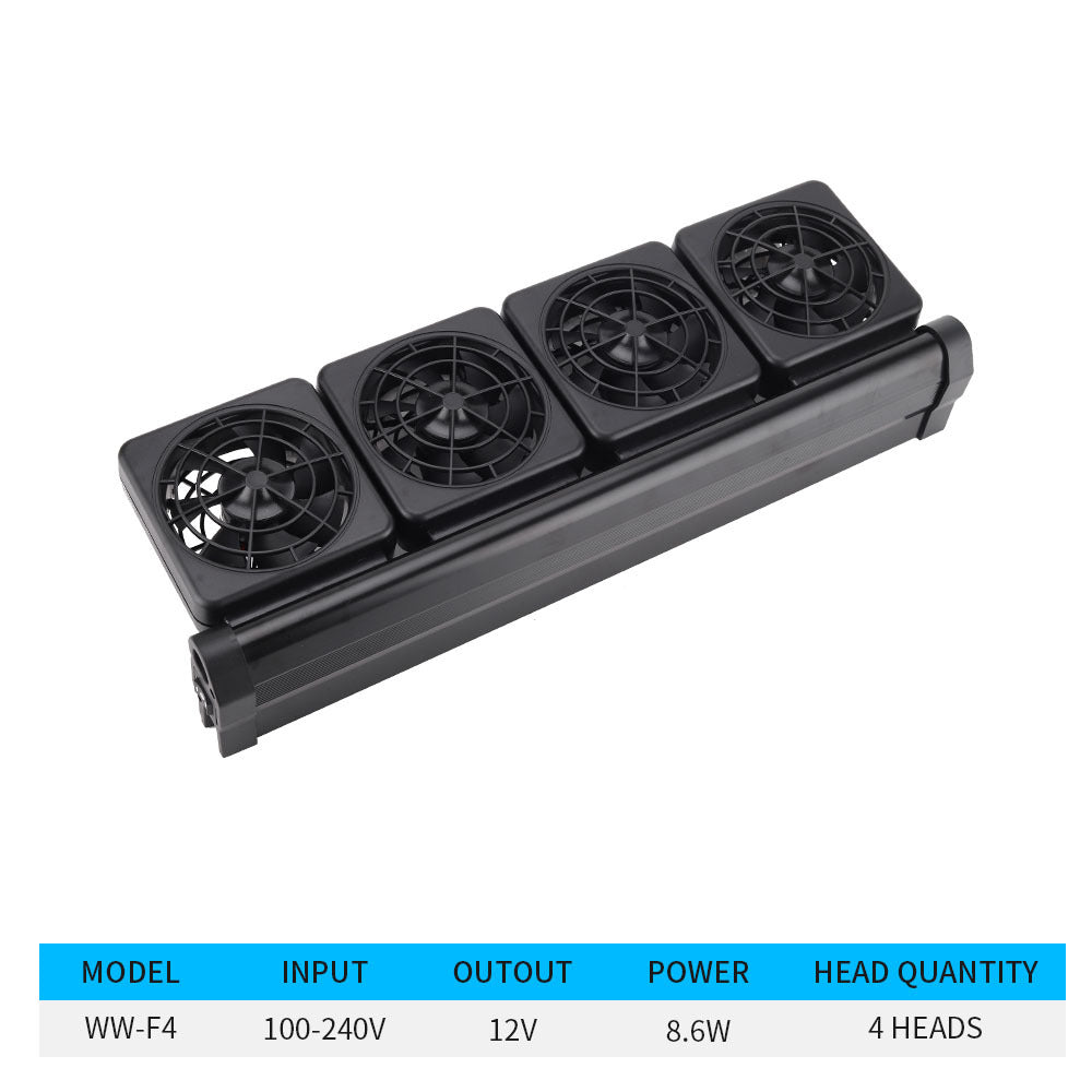 Fish Tank Cooling Fan Cooling Cooling Fan Aquarium Two-Speed Adjustment Wind Speed Grass Tank Shrimp Tank