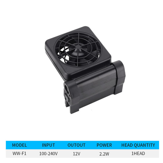 Fish Tank Cooling Fan Cooling Cooling Fan Aquarium Two-Speed Adjustment Wind Speed Grass Tank Shrimp Tank