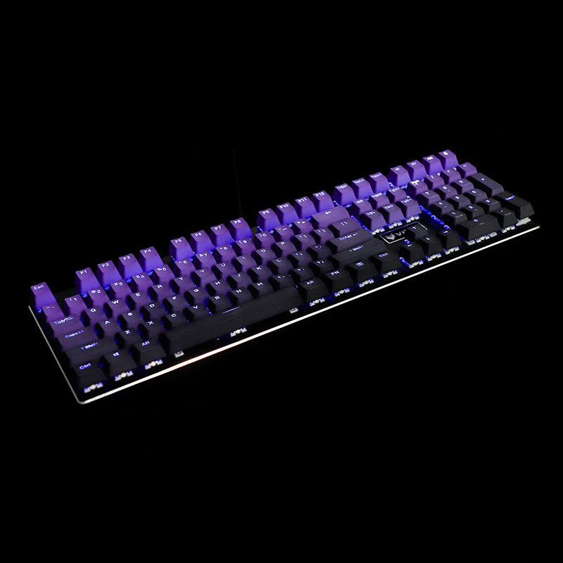 Rainbow Blue Enchantress Big Carbon 109-Key Mechanical KKeyboard Keycap