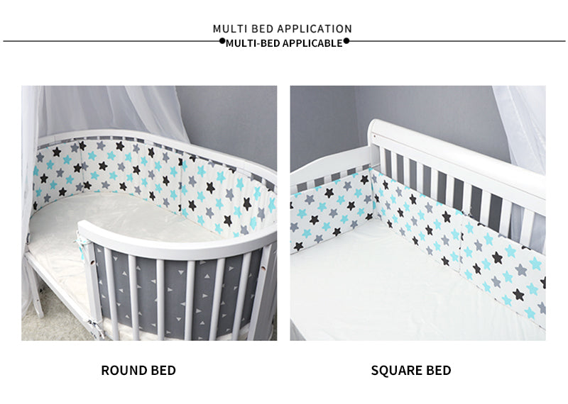 Baby Bed Thicken Bumper One-piece Crib Around Cushion