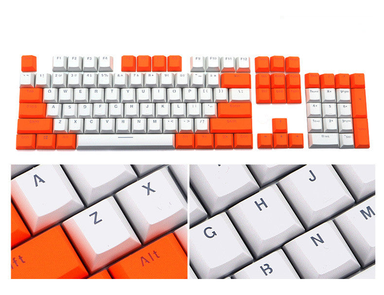 Transparent Keyboard Cap Mechanical Keyboard Key Cap Dedicated Color Key Cap Personalized Two-color Key Cap