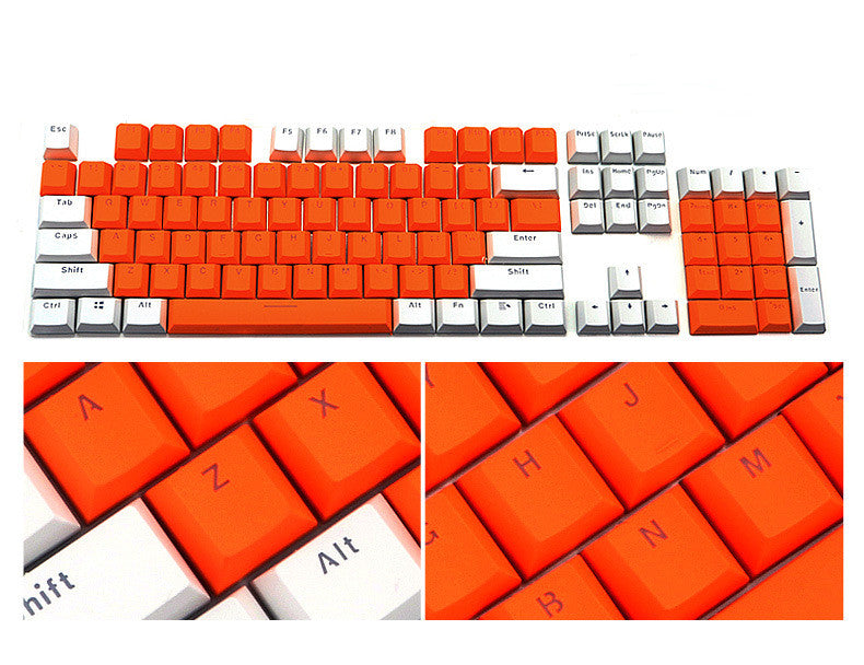 Transparent Keyboard Cap Mechanical Keyboard Key Cap Dedicated Color Key Cap Personalized Two-color Key Cap