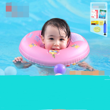 Baby Swimming Ring Neck Newborn Baby Inflatable Neck Ring Plum Blossom