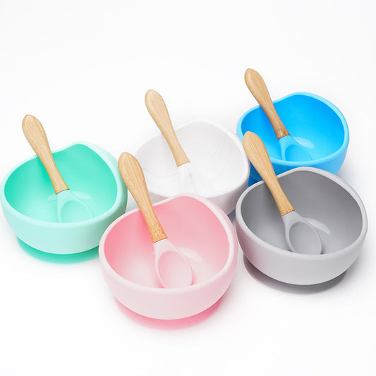 New Baby Eating Training Supplementary Food Bowl, Children's Food Grade Silicone