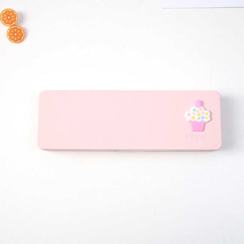 Korean version of ins candy color cartoon pencil case