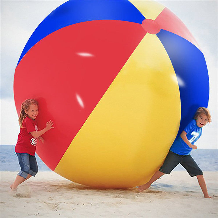 Inflatable Beach Ball Playing Water Polo Beach Volleyball Body