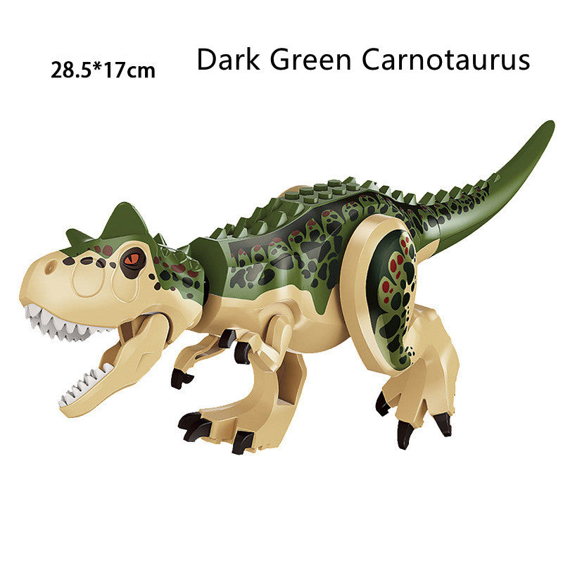 Jurassic Colorful Dinosaur Building Blocks Children's Puzzle Assembling And Inserting Boy Toys