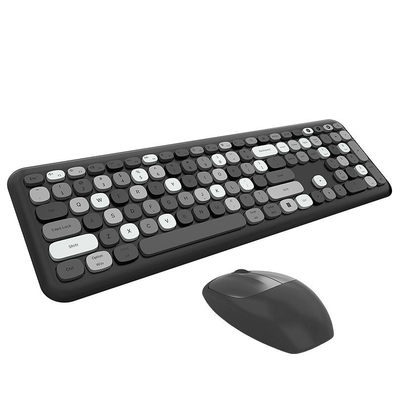 Wireless Office Punk Keyboard And Mouse Set