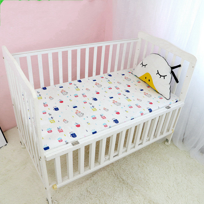 Baby Cot Cover Children's Cotton Bedspread Mattress Cover