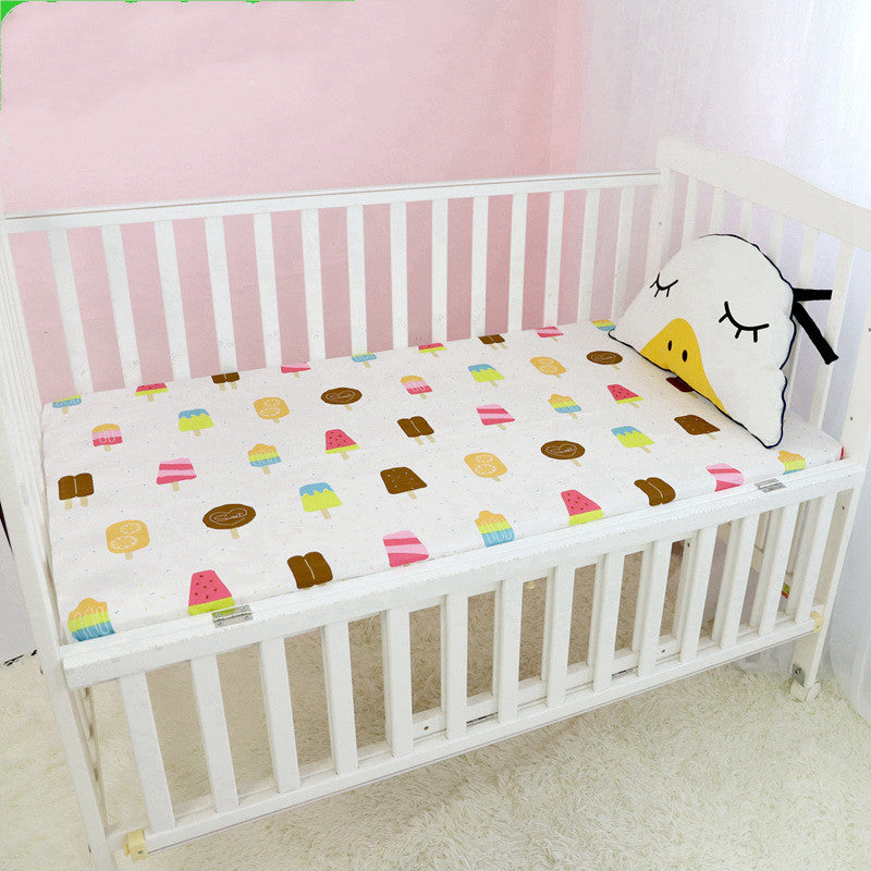 Baby Cot Cover Children's Cotton Bedspread Mattress Cover