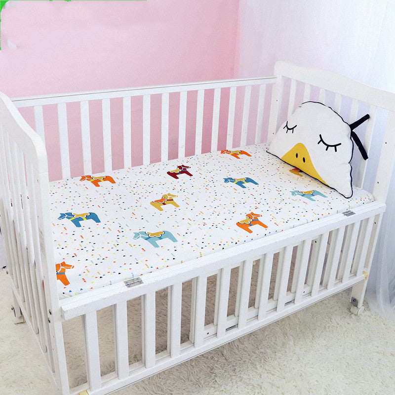 Baby Cot Cover Children's Cotton Bedspread Mattress Cover