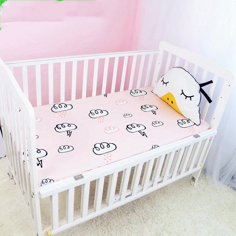 Baby Cot Cover Children's Cotton Bedspread Mattress Cover