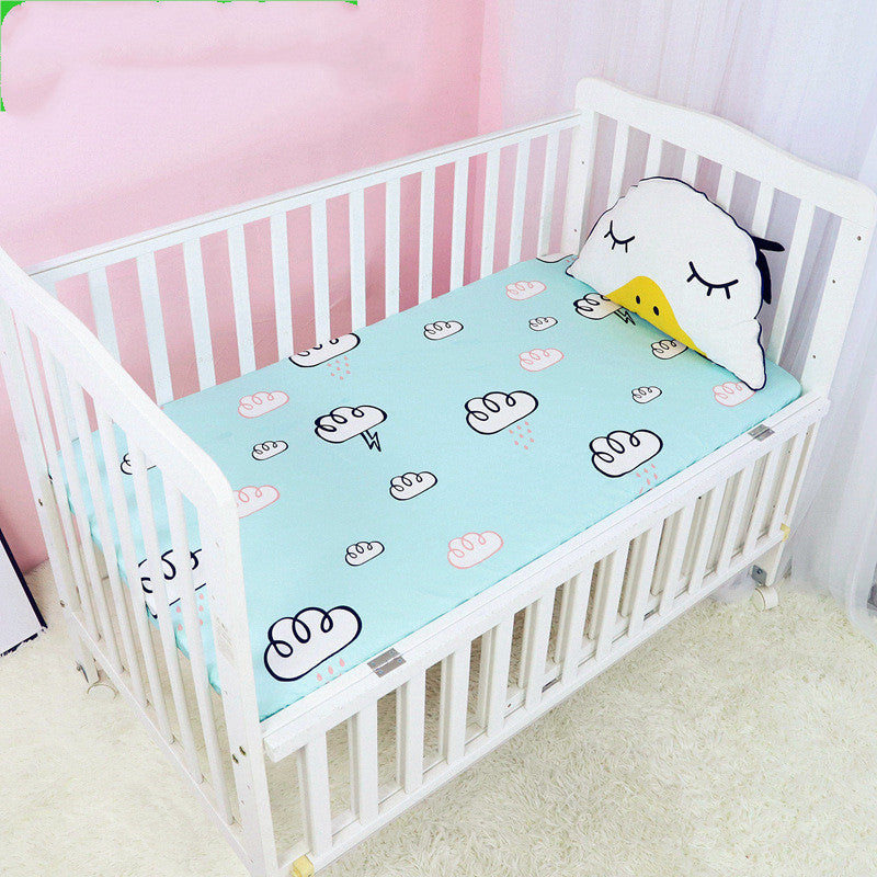 Baby Cot Cover Children's Cotton Bedspread Mattress Cover