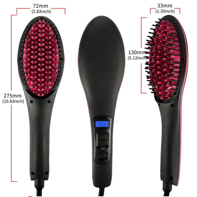 Imply Straight Electric Straight Hair Comb Magic Smooth Hair Comb Negative Ion Comb