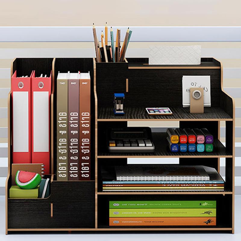 Student Dormitory Bookshelf Stationery Storage Pumping Tissues