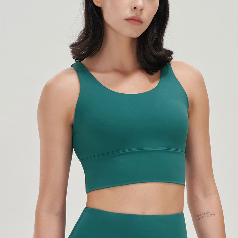 Yoga Deep V Bra Fitness High-neck Vest