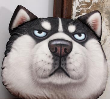 Manufacturers selling God annoying dog 3D creative head pillow cushion Ha J Chiesa Moyer dog wholesale custom hand warmer