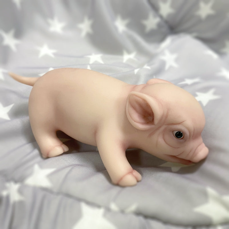 Silicone Rebirth Toy Simulation Doll Vinyl Piglet