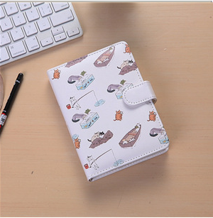 King Valley Ukiyoga Large 32K Creative Cartoon Magnetic Buckle Notebook Notebook Books New