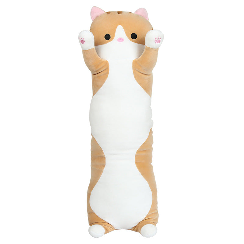 Plush Cat Doll Long Pillow