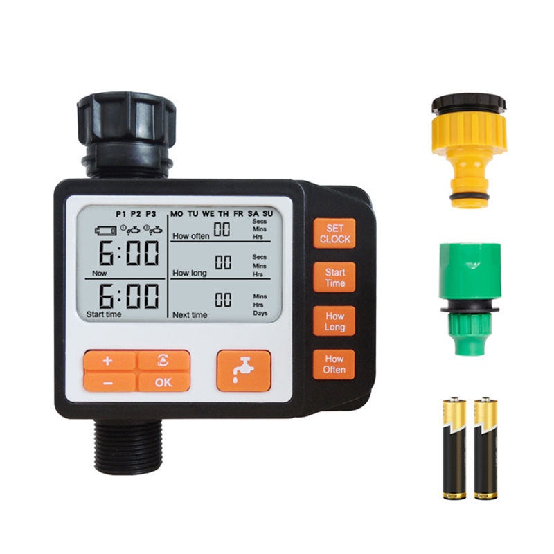 Garden Watering Timer Outdoor Automatic Electronic Watering Timer Irrigation Water Timeing Controller System