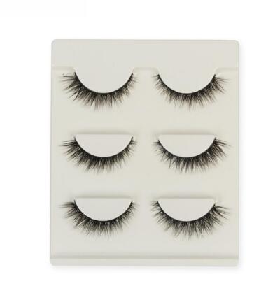Compatible with Apple, 3 pair false eyelashes mink hair lashes Slim