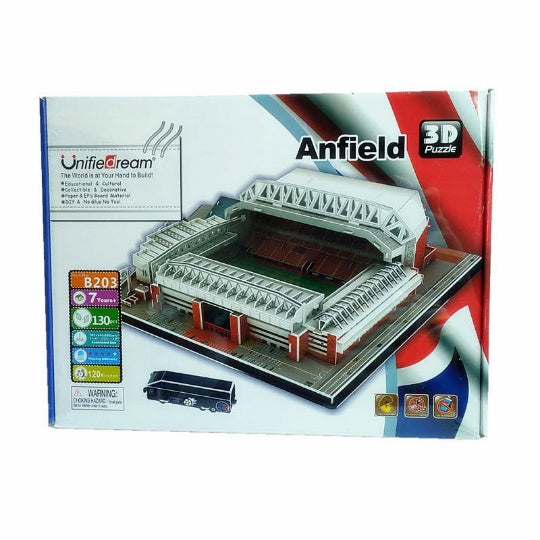 Classic Jigsaw DIY 3D Puzzle World Football Stadium European Soccer Playground Assembled Building Model Puzzle Toys For Children