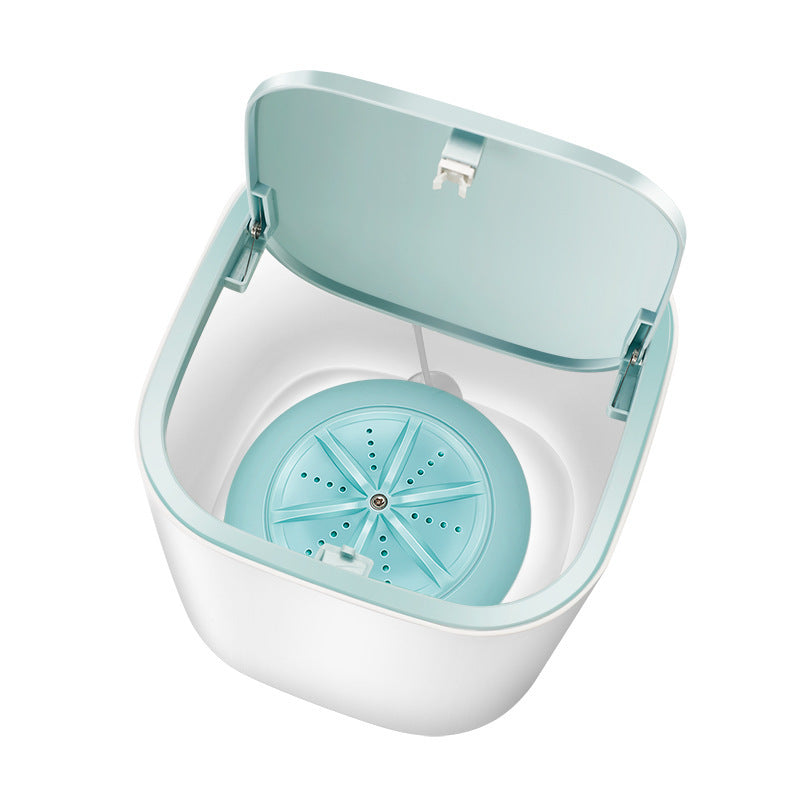 New Household Small Laundry Bucket Mini Turbo Table Washing Machine Student Dormitory Underwear Socks Washing Machine