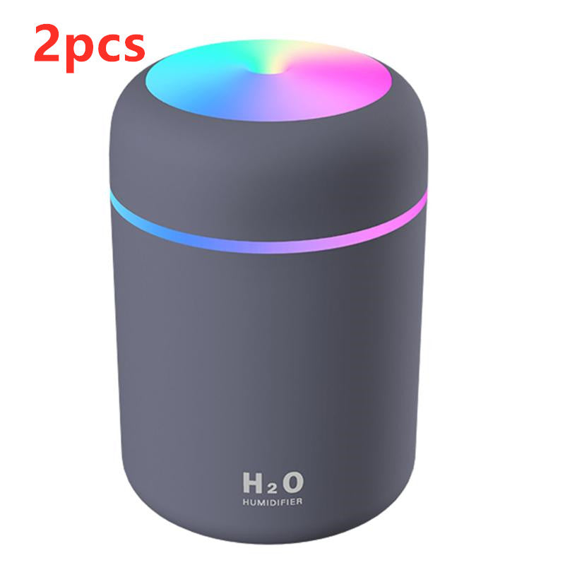 Portable USB Car Air Purifying Humidifier Colorful Cup