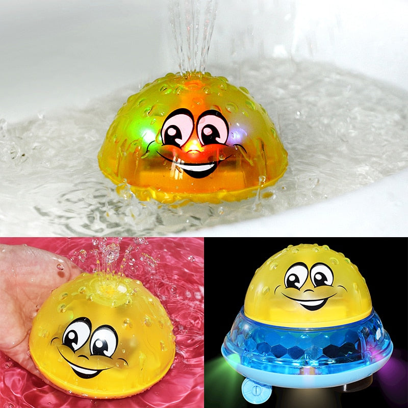 Spray Water Light Rotate With Shower Pool Kids Toys For Children Toddler Swimming Party