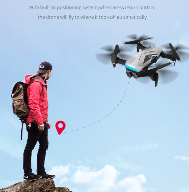 WiFi FPV Optical Flow Positioning Folding Drone