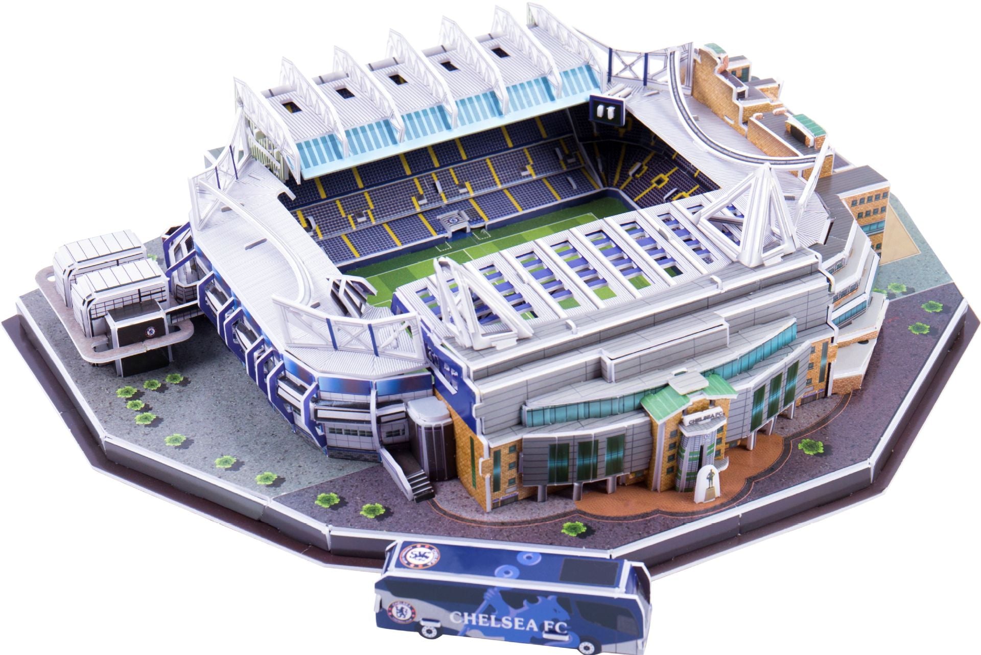 Classic Jigsaw DIY 3D Puzzle World Football Stadium European Soccer Playground Assembled Building Model Puzzle Toys For Children