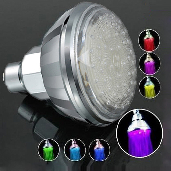 LED shower top spray