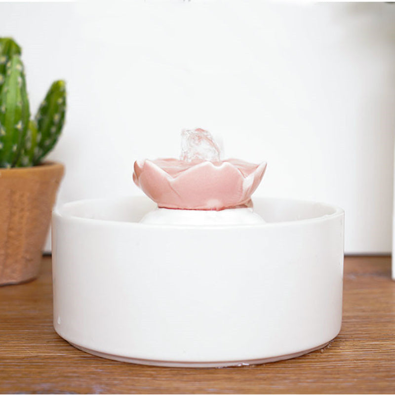 Cat Water Fountain Ceramic Pet Water Fountain Automatic