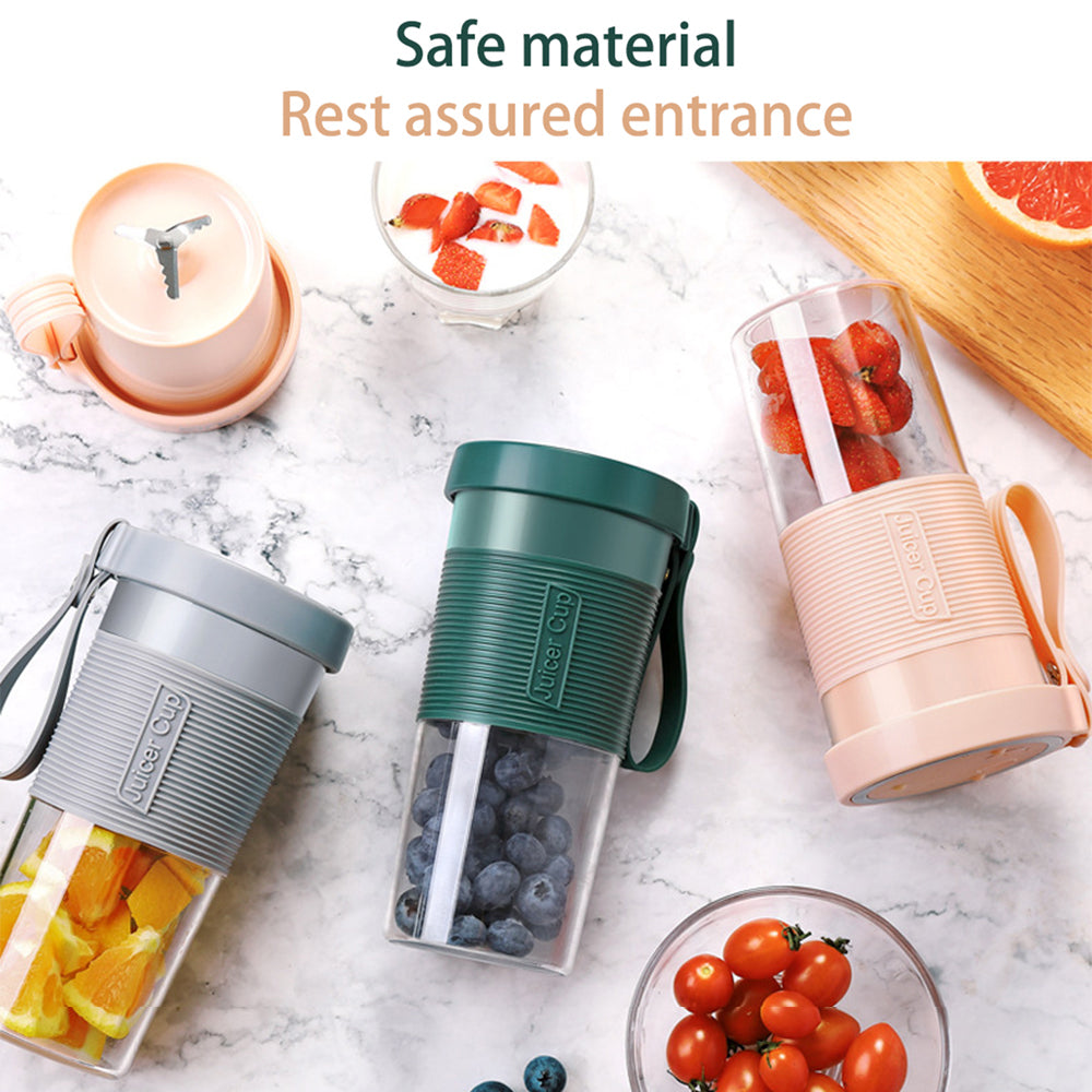 Mini USB Rechargeable Portable Blender Electric Fruit Juicer Kitchen Smoothie Maker Lightweight Sports Bottle Multifunction Blender