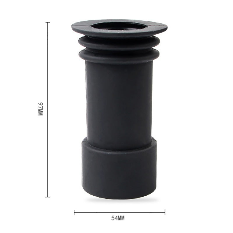 Rubber shading monocular eyecup