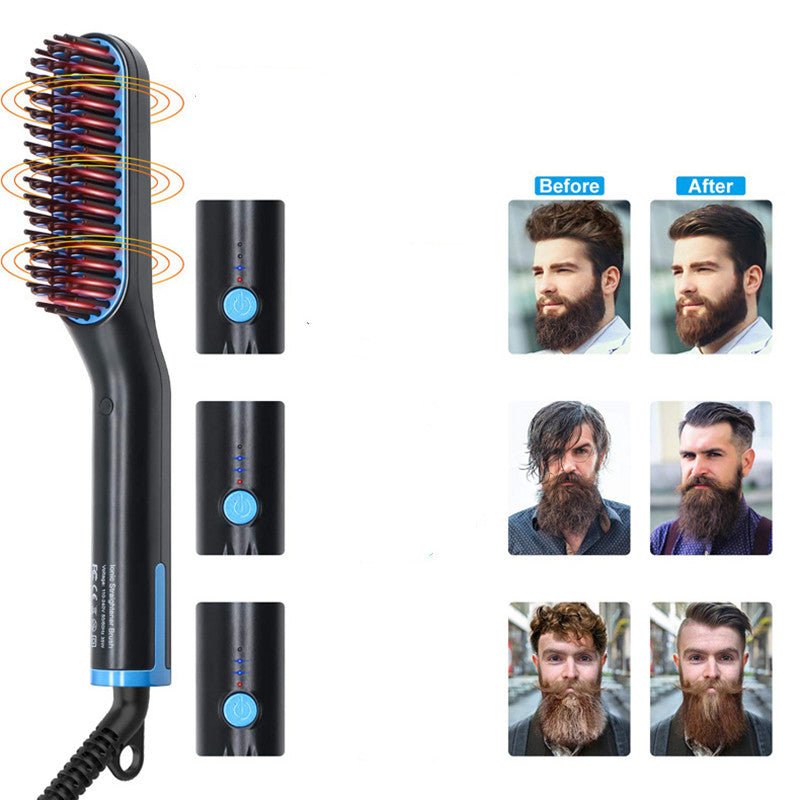 Men's hair straightening comb