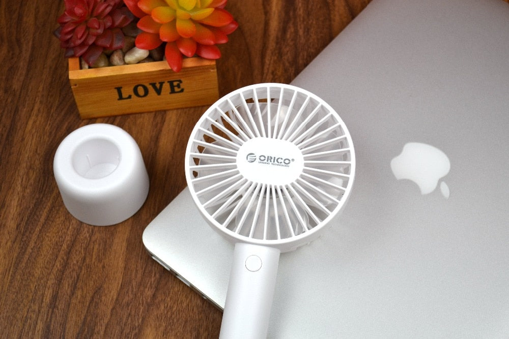 Handheld usb small fan rechargeable portable portable silent office desktop wind