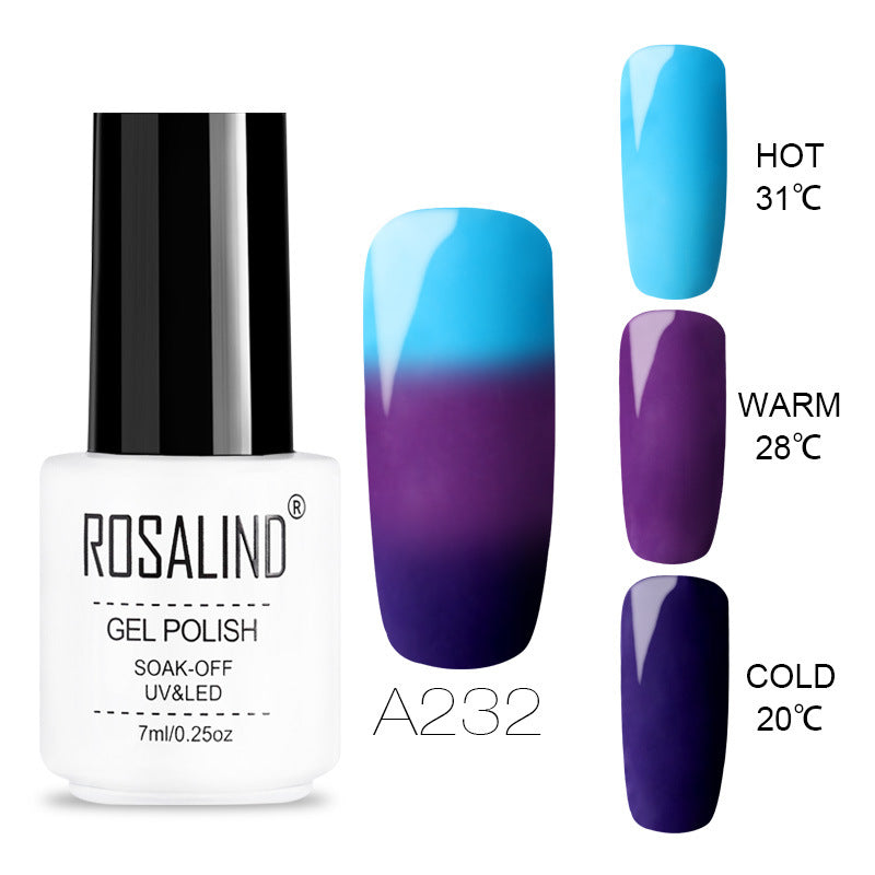 Color changing nail polish