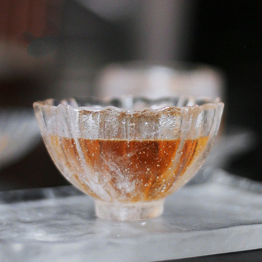 Handmade Light Luxury Glass Tea Cup